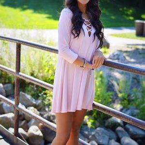 Forever 21 Flowy Pink Dress